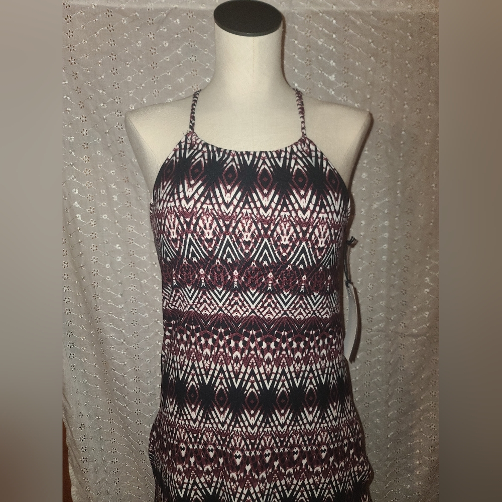 Freedom Trail Petite Small Pocket Short Maxi Dress NWT